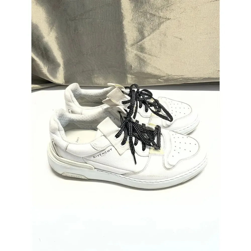 Givenchy Wing Low Top White Leather Sneakers